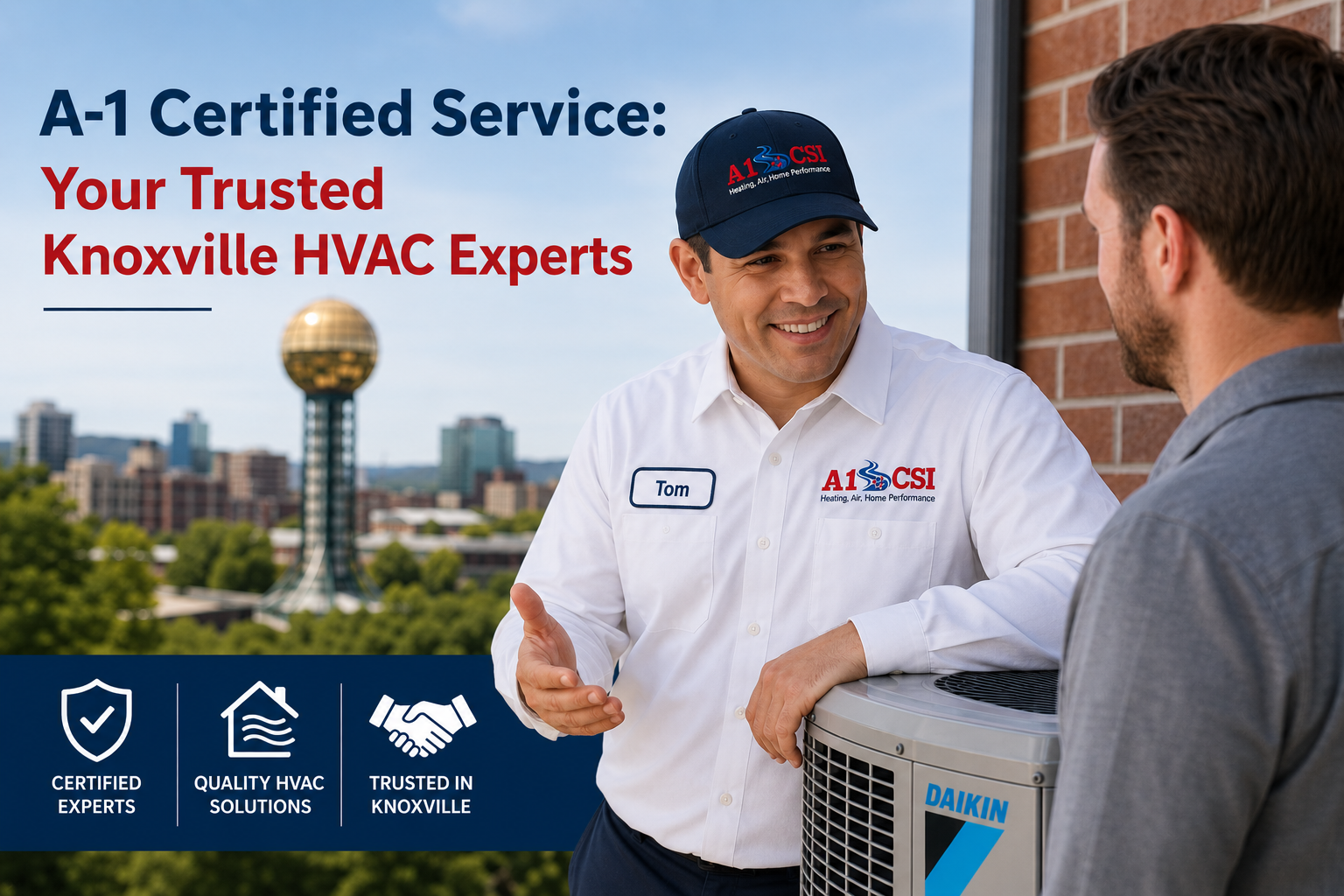 A-1 Certified Service: Your Trusted Knoxville HVAC Experts