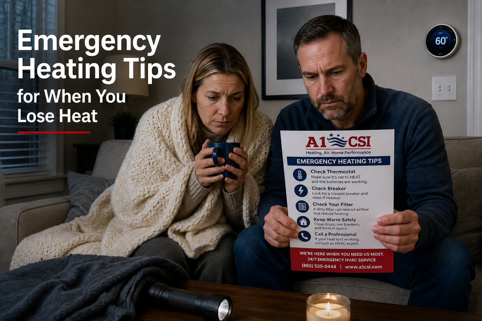Emergency Heating Tips for When You Lose Heat