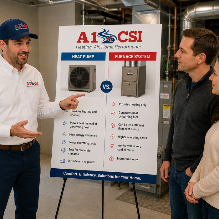 Heat Pump vs Furnace for Your Knoxville Home