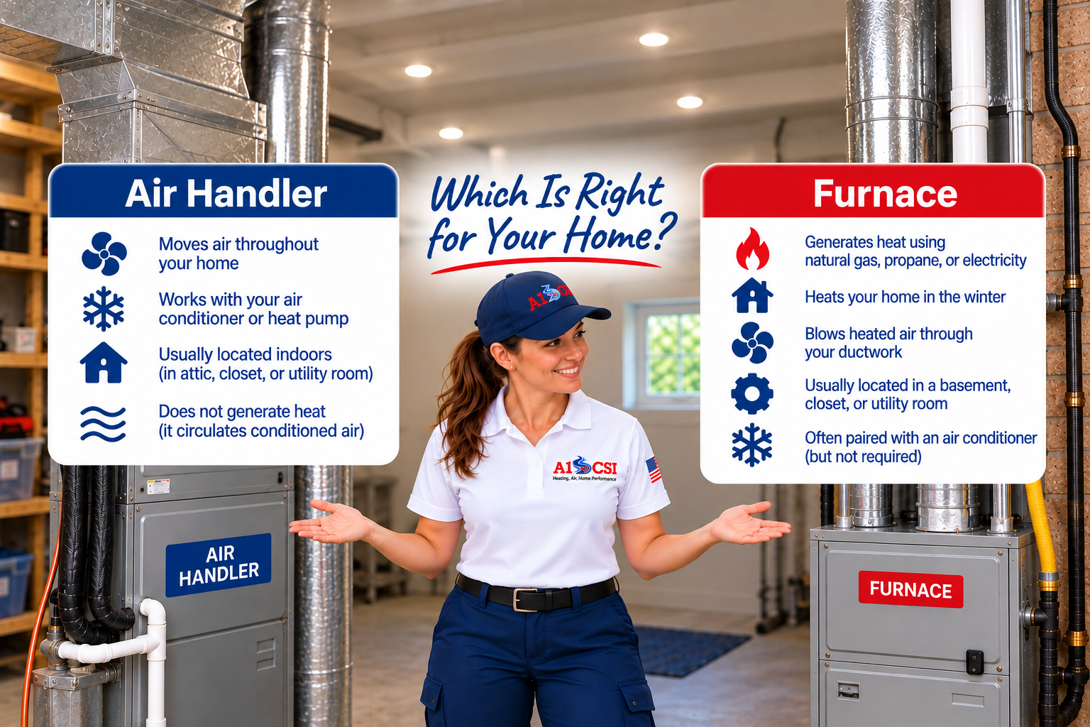 Air Handler vs Furnace for Powell, TN Homes