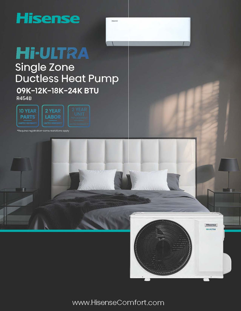 Hisnese Hi-Ultra Ductless Wall Mount