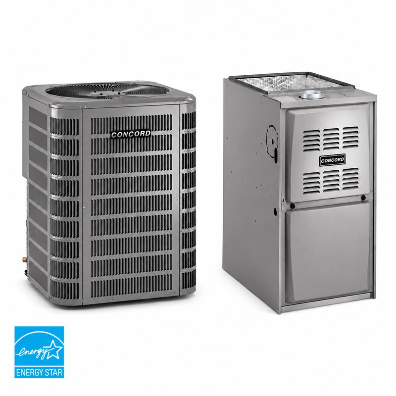 Concord Split Gas System - 80% (7AC14F-80)