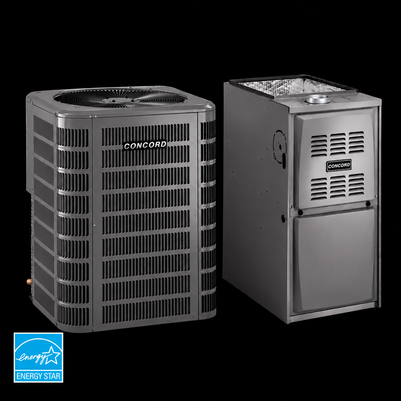 Concord Split Gas System - 92% (7AC14F-92)